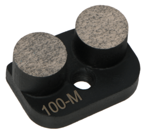 BUTTON 100/120 GRIT MED/HARD – 18 x 12mm-9 SEGMENTS