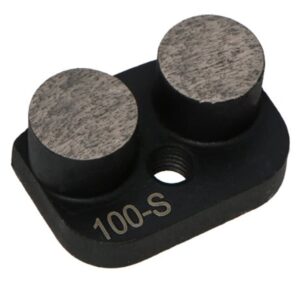 Button 100 120 Grit Soft Bond – 14x12mm 9 Segments