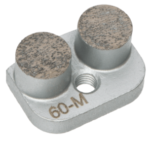 BUTTON 60/80 GRIT MED/HARD 18 x 12mm-9 SEGMENTS