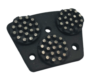 TRIPLE BUTTON TRAPEZOID STYLE CLUSTER 50/60 GRIT-9 SEGMENTS